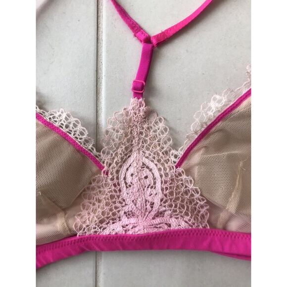 Victoria's Secret Lingerie Bralette Lace Ombre Wireless - Picture 6 of 8